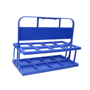 Magideal - Estante Plegable Para Botellas, Organizador De Gadgets, 8 Orificios, Estante Portátil Reutilizable Para Cerveza, Soporte Para Bebidas Para El Hogar, B