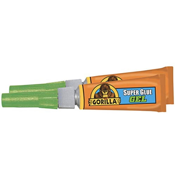 Tubos de gel adhesivo Gorilla Super Glue, 2 unidades