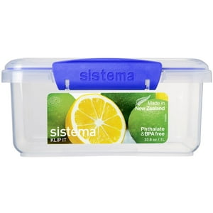 Pack 6 Tapers Rectangulares Sistema Azul 1 Litro