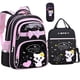 thumbnail image 1 of New Korean Primary PU leather School Bag 2020 Fashion Cute Girls With Cute Cat Orthopaedic Waterproof Backpack, 1 of 3