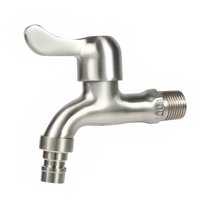 Genérico - Grifo De Acero Inoxidable, Llave De Paso 1/2