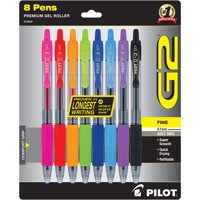 Bolígrafos De Gel Pilot G2 Premium De Punta Fina De 0,7 Mm, Paquete De 8