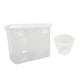thumbnail image 3 of Contenedor De Almacenamiento De Arroz, Contenedor De Almacenamiento De Granos Sellado Que Ahorra Espacio Para Harina De Azúcar, Transparente, 3 of 3