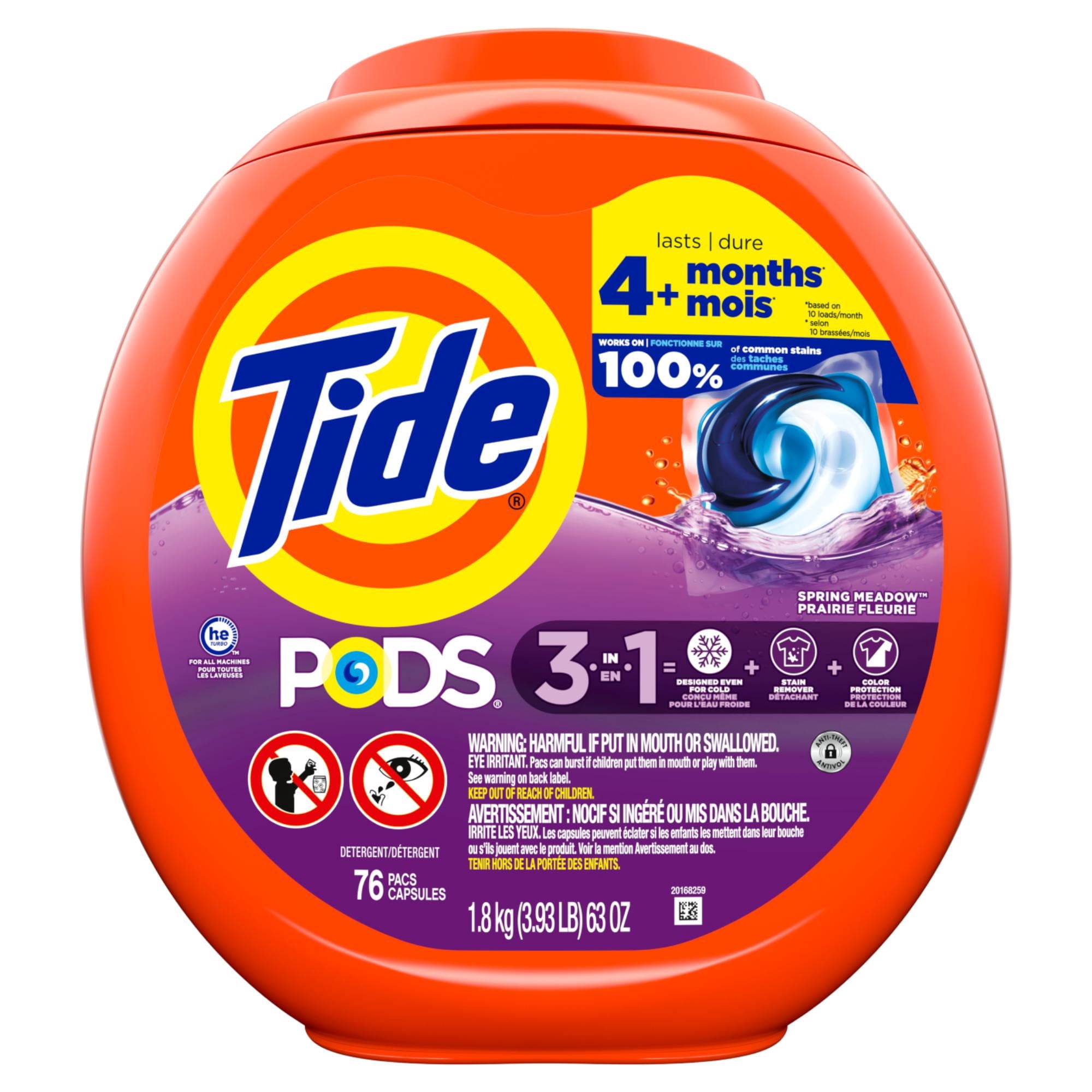 Tide - Detergente Capsulas Pods Pote