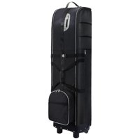 Magideal - Bolsa De Viaje De Golf De Gran Capacidad, Suave, Desmontable, Plegable, Portátil, Bolsa De Aviación De Golf Con Bloqueo De Ruedas, Cómoda Y Duradera Negro