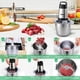thumbnail image 3 of Procesador de alimentos Qinkada 500W Picadora de carne 3.5L de acero inoxidable, 3 of 7
