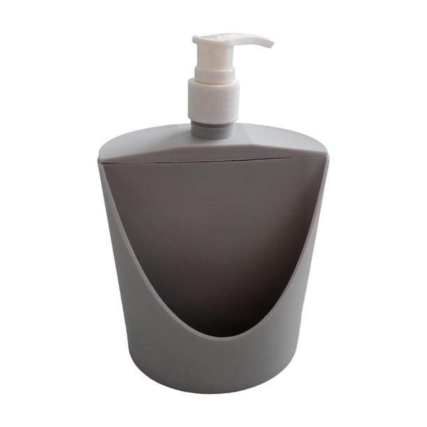 Dispensador de jabón y soporte de esponja Dispensador de jabón, multipropósito, botella de bomba de líquido de jabón para barra de cocina Encimera del