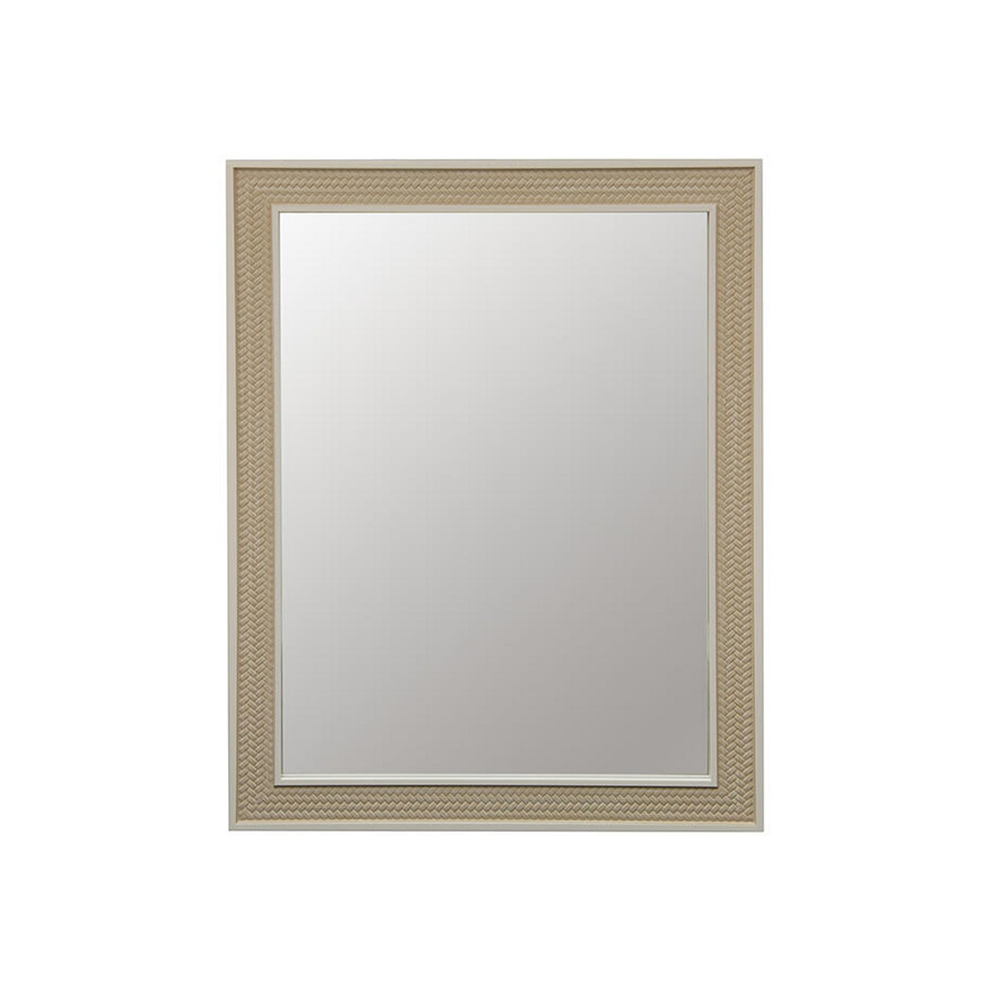 Vgo - Espejo Marco Tipo Tejido 50x70 Cm.