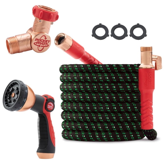 Manguera de Jardín Pocket Hose Ballistic Doble Protección UV 23 m 75 ft