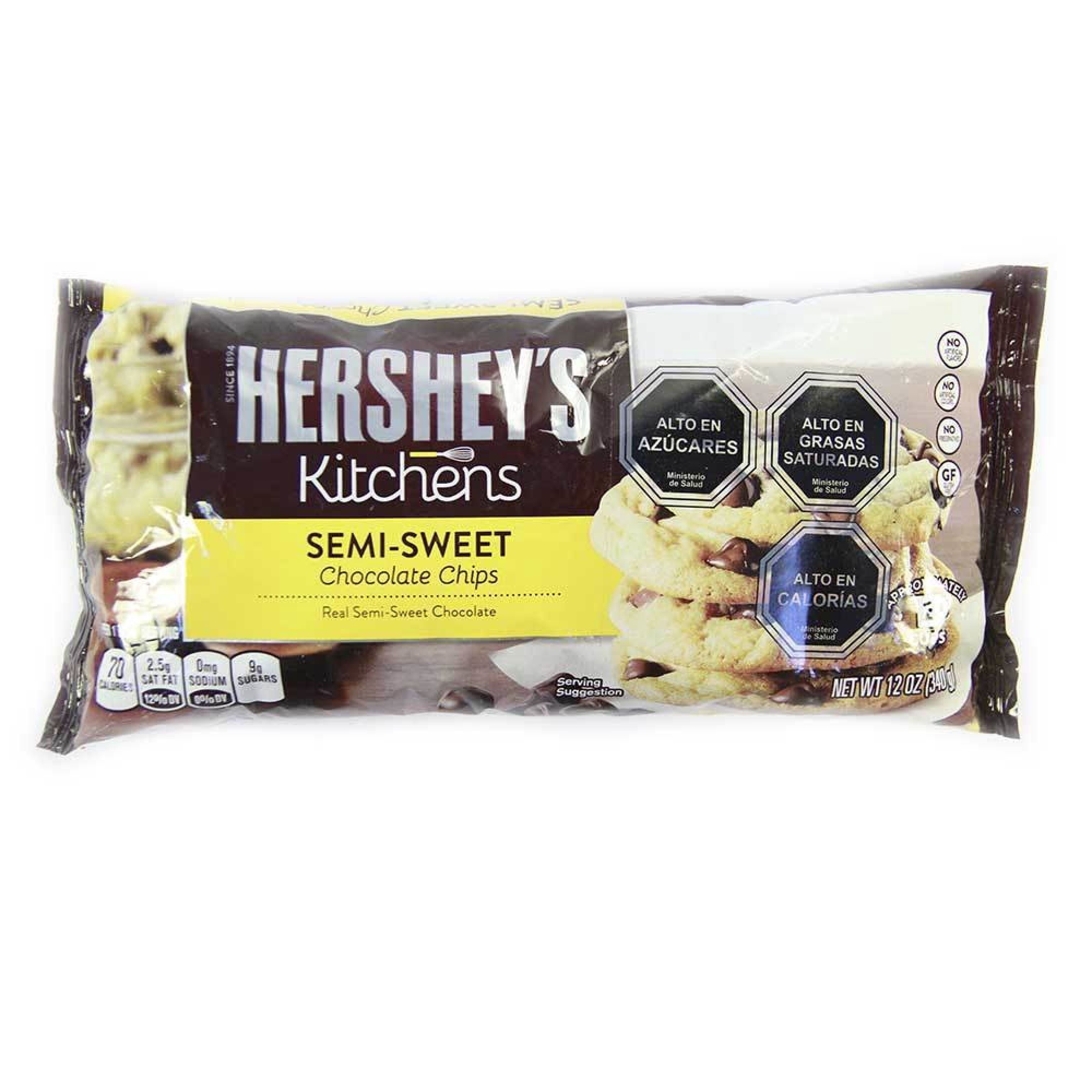 Cobertura Chips Semi Amargo Paquete 340 g Hershey's