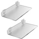 thumbnail image 5 of Juego de 2 estantes flotantes que amplían fácilmente el espacio de la pared. Estante de pared pequeño de acrílico para dormitorio, baño, sala de juegos, sala de estar y oficina., 5 of 5