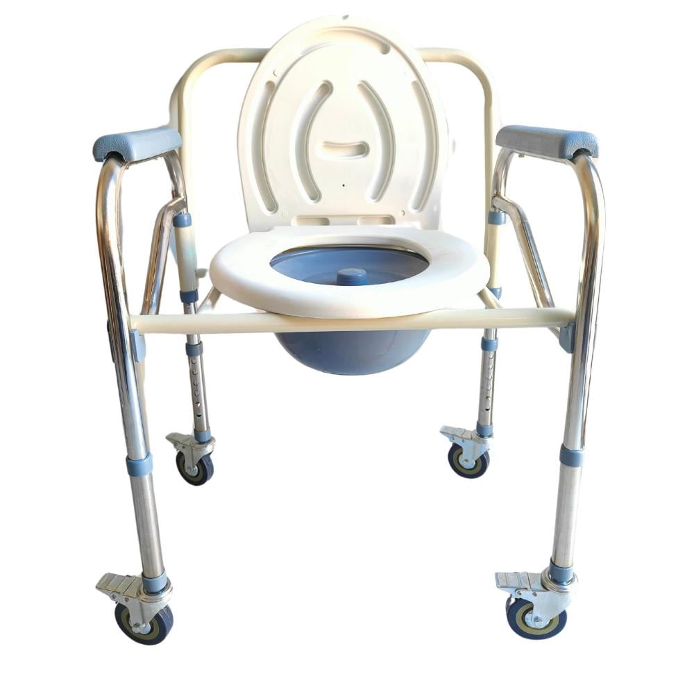 De Todo Y Más - Baño Wc Inodoro Portátil Con Ruedas Silla Plegable
