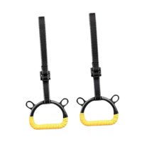 Magideal - Anillos De Gimnasia, Anillos De Tracción, Correa Ajustable Para Niños Y Adultos Con Cinta De Mano, Capacidad De Carga Para El Hogar, Anillos De Entren 1M