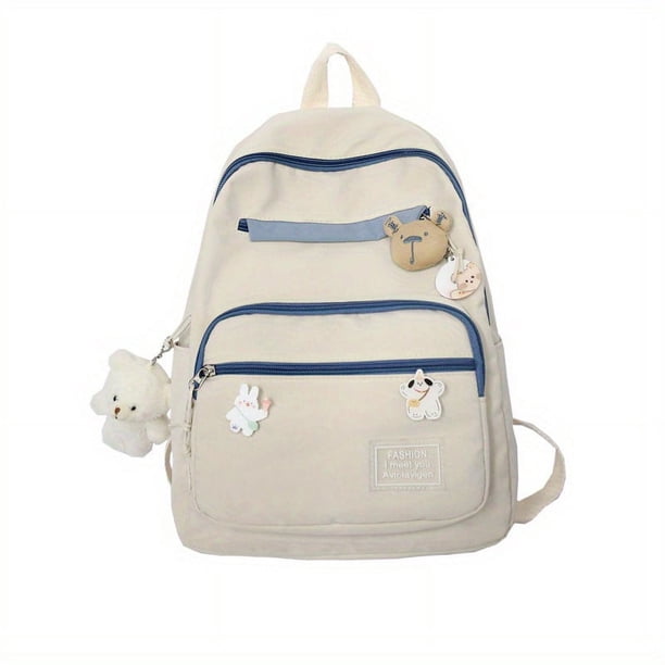 Cute & Stylish Nylon Backpack - Perfect for School, Travel & Everyday Use!