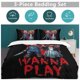 thumbnail image 5 of Bride of Chucky And Tiffany Bedding Set Duvet Cover Comfortable and Lightweight Cartoon Bedding 3 Piece Bed Set, 5 of 5