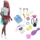 thumbnail image 1 of Muñeca de moda Barbie Leopard Rainbow Hair con accesorios, 1 of 6