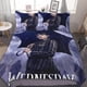 thumbnail image 1 of Juego De Ropa De Cama De Microfibra Con Funda Nórdica Wednesday Addams Estampado 3d Ligero De 3 Piezas 1 Funda Nórdica Y 2 Fundas De Almohada Para Niños, 1 of 3