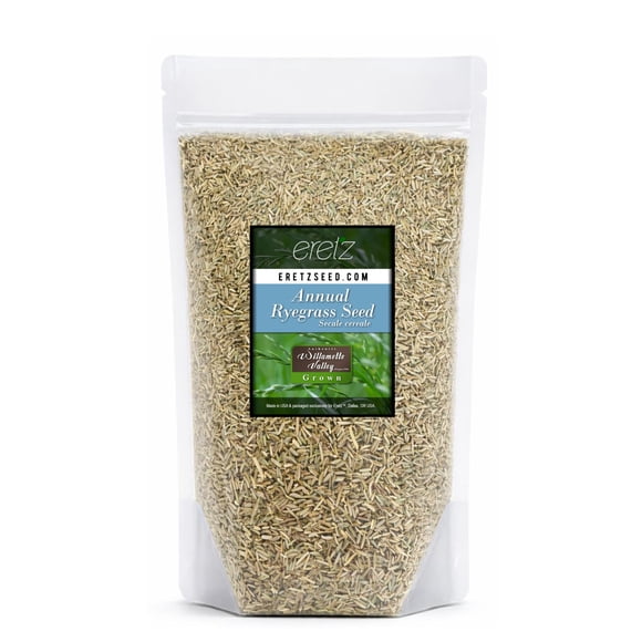 Semilla de ryegrass anual Eretz 1 lb cultivada en Oregón, libre de malezas