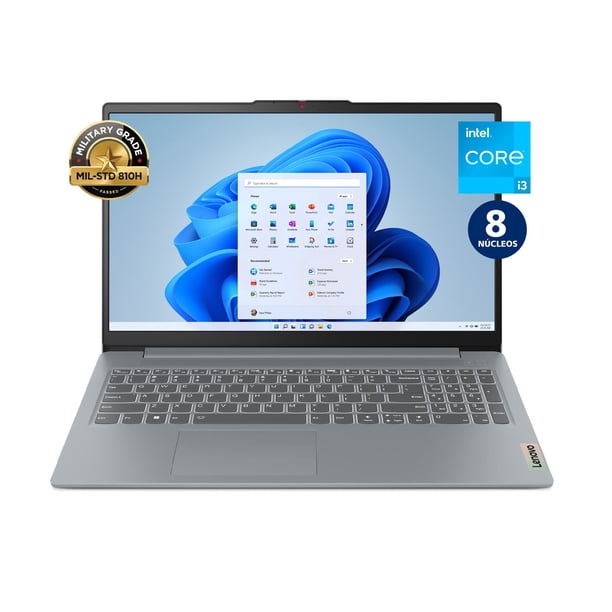 Notebook Lenovo Ideapad 3 Intel Core 3-N305 8-Núcleos 8GB RAM 512GB SSD 15,6" FHD IPS