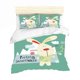 thumbnail image 2 of Rabbit Large Ears Duvet Quilt Covers Pillow Case Bedding Sets3-Piece Bedding Set (1 Duvet Cover + 2 Pillow Shams), 2 of 3