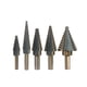 thumbnail image 2 of Broca Cónica Escalonada De Cambio Rápido Multiusos Para Tablones De Acero Al Carbono Bolsa De Almacenamiento De Metal, 2 of 5