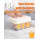 thumbnail image 3 of Juego de bandejas para cubitos de hielo Brigii, 56 cubitos, apilables con tapa, 3 of 6