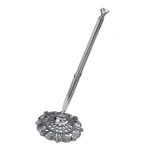 Bothyi - Bolígrafo Para Invitados De Recepción De Boda, Bolígrafo De Escritorio Para Firma, Para Eventos De Oficina, Banquete, Piedra Plateada S