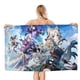 thumbnail image 1 of Honkai: Star Rail Toalla de playa de secado rápido con diseño temático, regalo para mujeres y niñas, ideal para cumpleaños, fans, amantes de la música, uso en la playa o al aire libre, 78 × 180 cm, 1 of 6