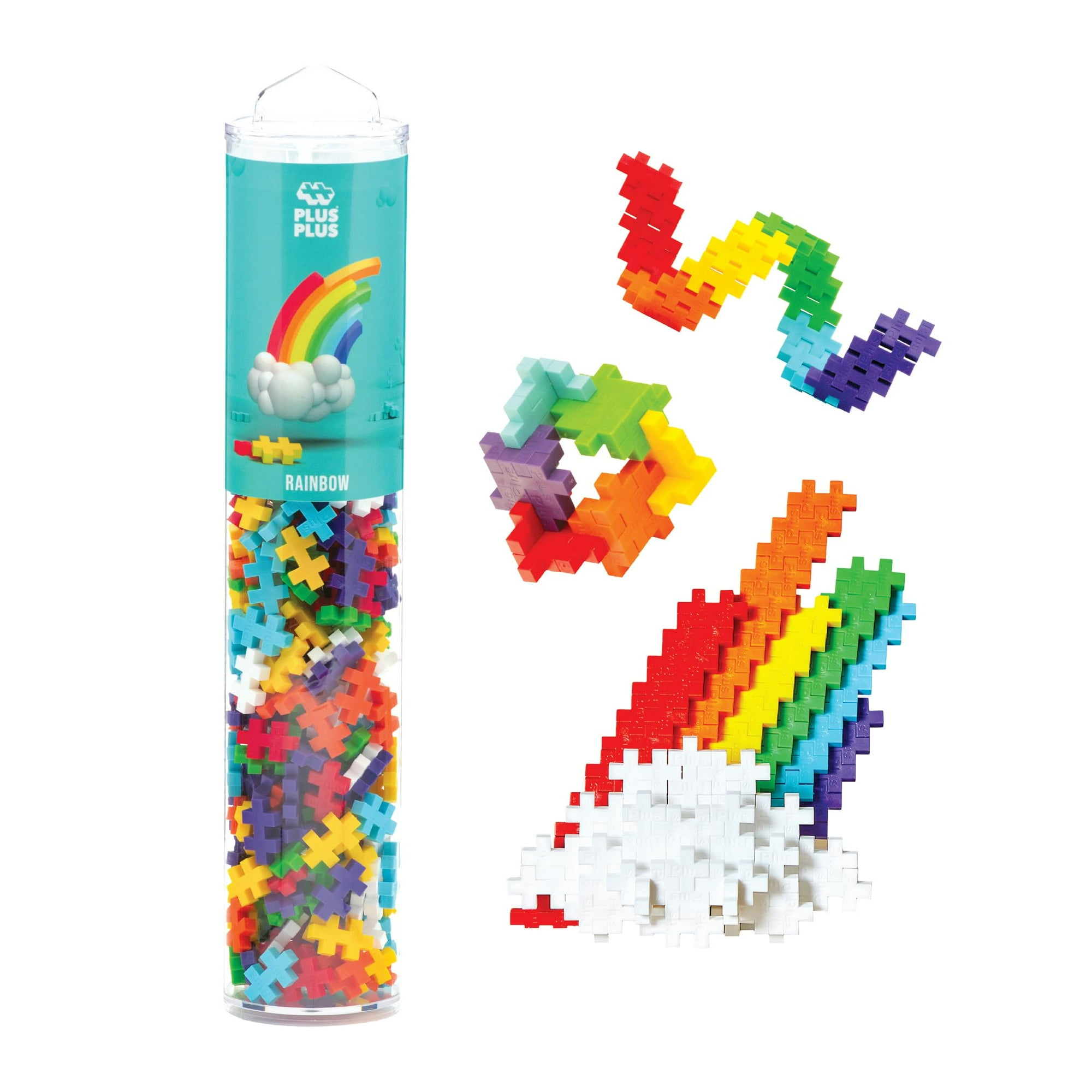 Building Blocks Plus Plus 240 Piezas Rainbow Mix Para Niños De 5 A 12 Años