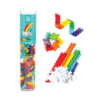 Juguete Plus Plus Building Blocks 240 Piezas Rainbow Mix Niños 5 A 12 Años