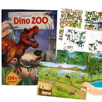 Tienda Lillifee - Cuaderno Crea Tu Dino Zoo Con Mas De 200 Stickers