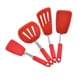 thumbnail image 3 of Espátula De Silicona Flexible De 4 Piezas Con Mango Ergonómico Resistente Al Calor Para Pescado Rojo, 3 of 5