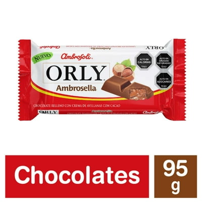 Chocolate Orly Leche Ambrosella 95 G Ambrosoli