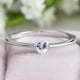 thumbnail image 3 of Boho Love Ring - 925 Sterling Silver Heart Ring with Zircon Stone - Perfect for Engagement and Promise Promises, 3 of 4