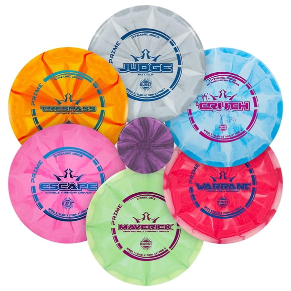 Set de Disc Golf D·D Dynamic Discs Prime Burst de 6 discos