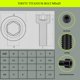 thumbnail image 2 of Tornillos TIRYTU M5x20 de titanio, juego de 4 piezas, negro, 2 of 7