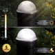 thumbnail image 4 of Remate solar para poste Classy Caps CH2233B negro con luz LED blanca, 4 of 9