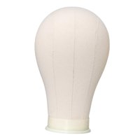 Ioensy - Soporte Para Peluca De Cabeza De Maniquí De Lona Para Accesorios De Belleza Que Muestran Gorras Y Sombreros De 25 Pulgadas