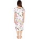 thumbnail image 4 of Bata de hospital Utopia Care para mujer, suave y cómoda, con estampado floral, talla S, 4 of 7