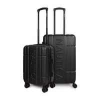 Nautica - Pack 2 Maletas S+M Amsterdam Negro
