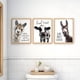 thumbnail image 2 of 3pcs Farmhouse Bathroom Wall Art - Llama, Cow, and Donkey Signs for Farmhouse Decor - No Frame Needed, 2 of 4