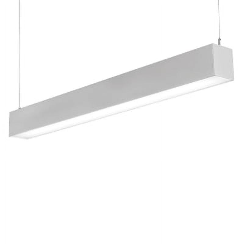 Hb Led - Luminaria Lineal Led 40w Colgante Blanco 5075 120cm Neutro