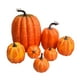 thumbnail image 3 of 7 piezas de calabazas falsas, modelo de accesorios de espuma de para Halloween, pequeñas calabazas de simulación realistas para bricolaje, modelo para Naranja, 3 of 5