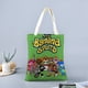 thumbnail image 2 of The Banana Splits Adventure Hour Bolso de tela con estampado de lienzo para mujer, bolsa de compras reutilizable y estética, con cremallera interior, regalo para mujer,38*45cm., 2 of 6