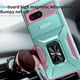 thumbnail image 3 of Funda Armada para Google Pixel 7 con Tapa Deslizante y Soporte Magnético Giratorio Verde, 3 of 5