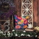thumbnail image 5 of Almohada Decorativa Con Peonías Coloridas 14x14, 5 of 6