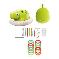 Magideal - Juguete De Juegos Al Aire Libre 3 En 1, Juguete Activo Para Niños, Juguete De Jardín, Juego De Anillos Para Lanzar, Juego De Salto Para Exteriores, Fi