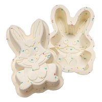 Pasteleriuscl - Molde Conejo De Pascua Molde Silicona Molde Chocolate Conejo Multicolor