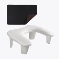 Ioensy - Almohada Para Uñas Almohada Para Manicura Multiusos Modelado En U Reposabrazos De Manicura Suave Portátil Blanco