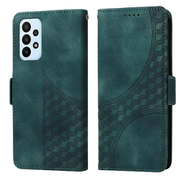 Carcasa FOXDOCK Samsung Galaxy M13 4G de cuero PU, diseño acolchado clásico, protección contra caídas y rayones